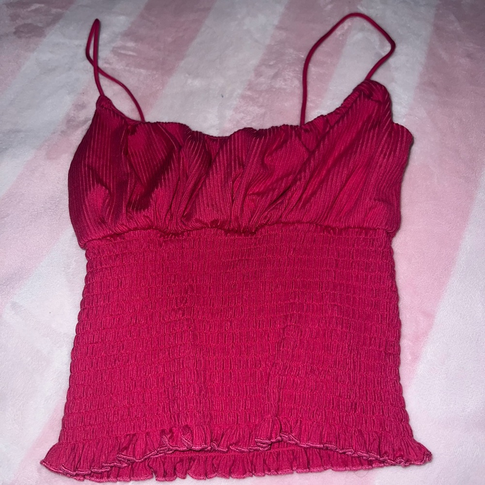 No boundaries pink top!